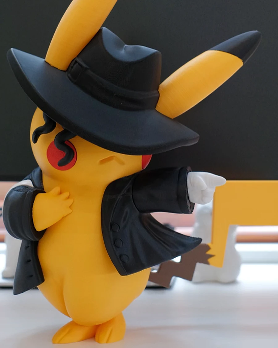 Pika-Jackson: King of Pop Dance Pose 3D printed collectible