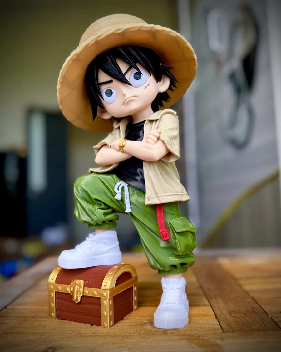 Luffy Urban Vibes - One Piece 3D printed collectible