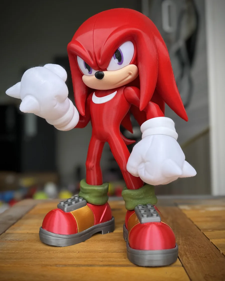 Knuckles 3D printed collectible
