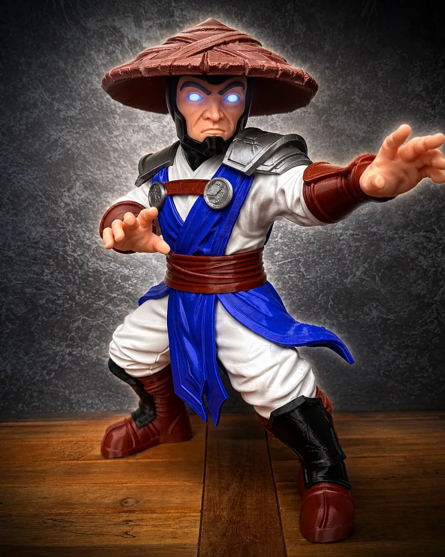 Raiden Mortal Kombat 3D printed collectible