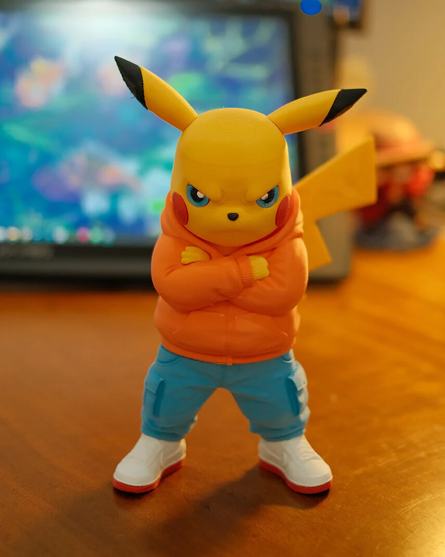 Pikachu Pokémon Urban Vibes 3D printed collectible