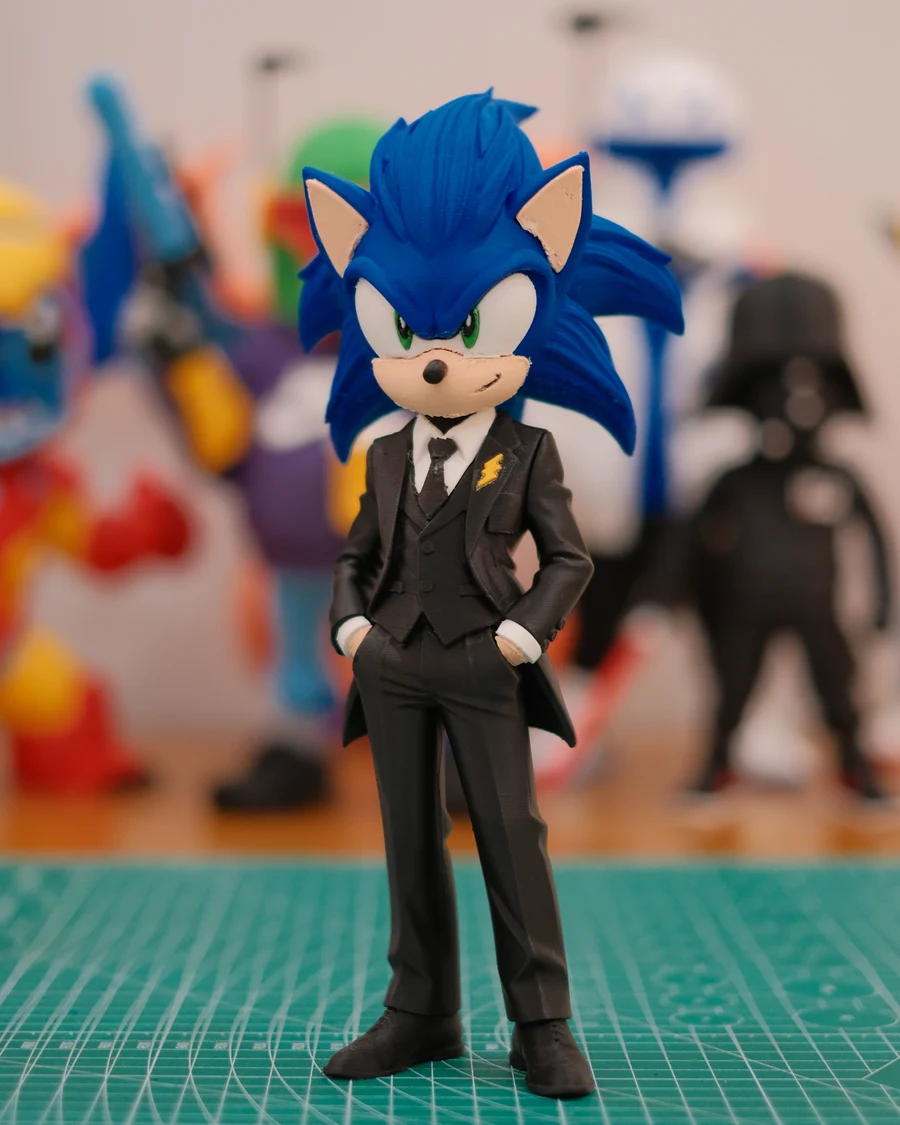 Sonic Street Boss Urban Vibes 3D printed collectible