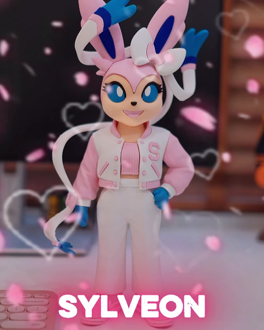 Sylveon Urban Vibes 3D printed collectible