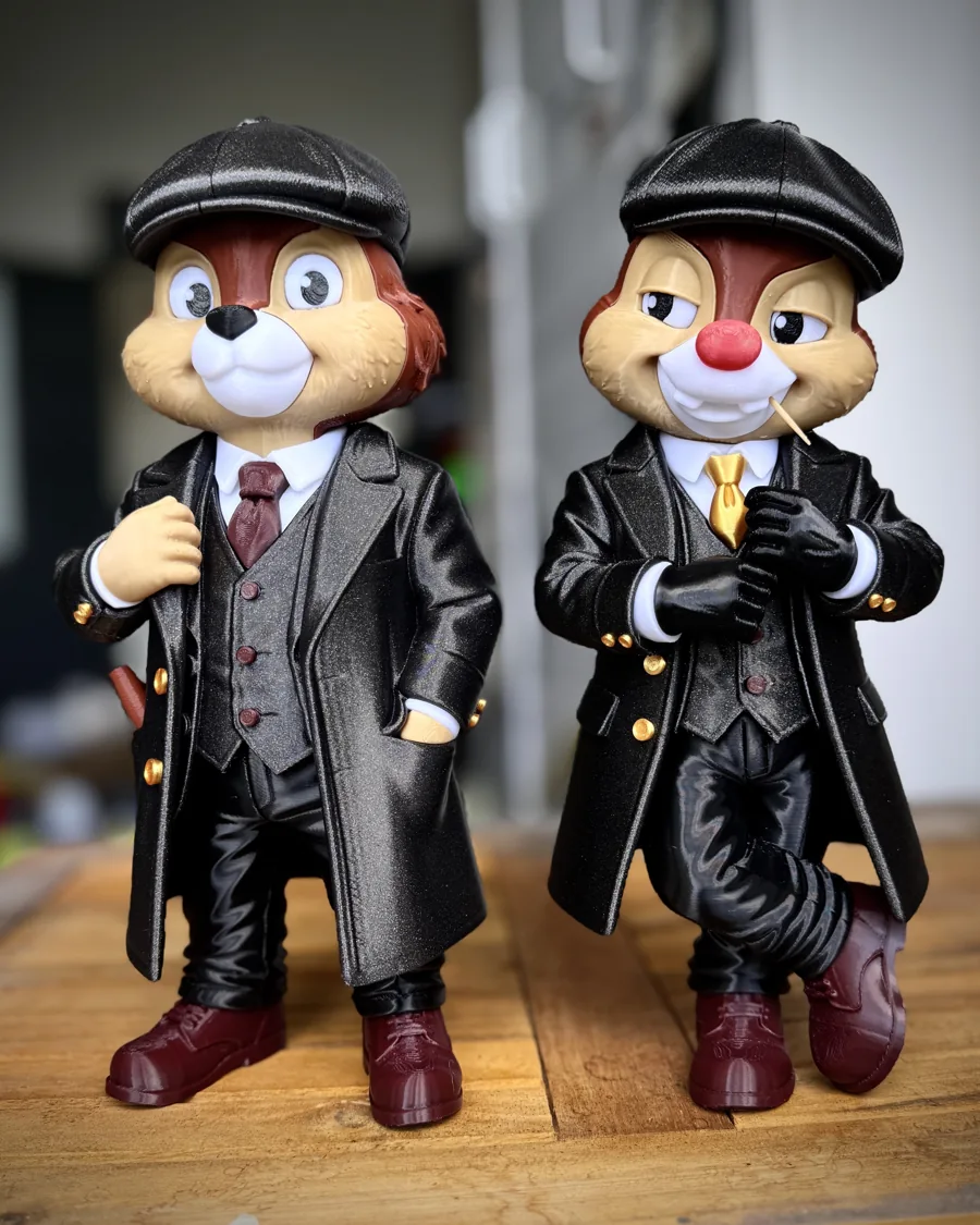 Chip N Dale Peaky Blinders Urban Vibes 3D printed collectible