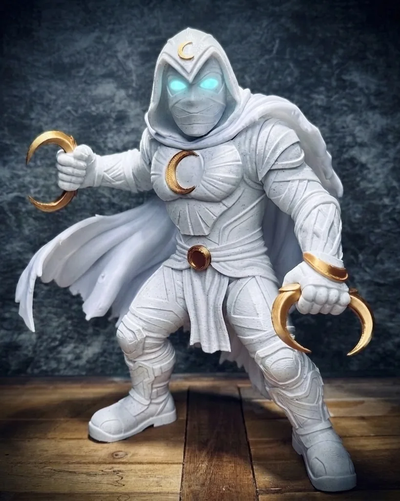 Moon Knight 3D printed collectible