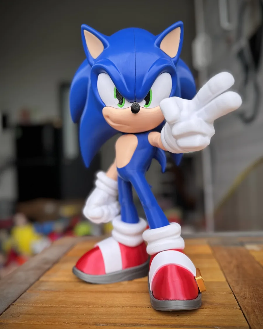 Sonic The Hedgehog 3D printed collectible
