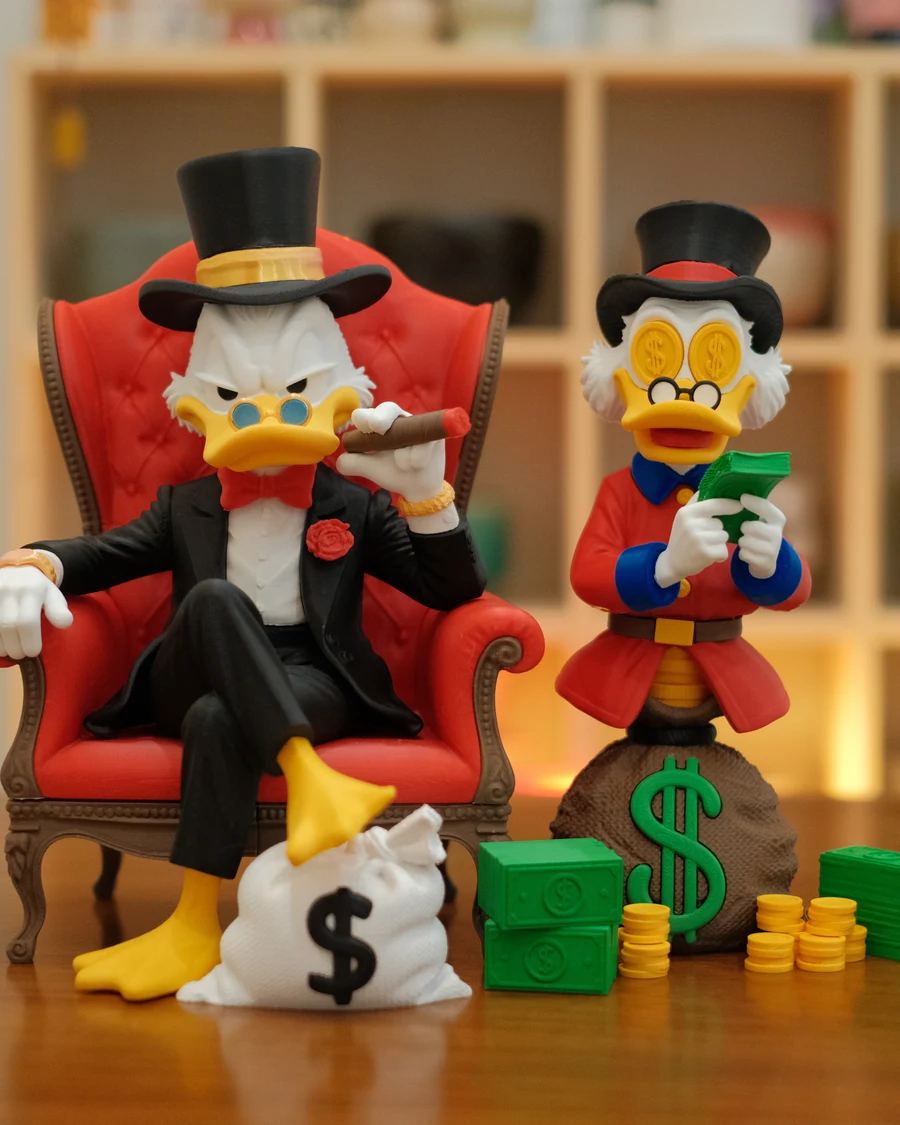 COMBO Scrooge McDuck - Urban Vibes Statue 3D printed collectible