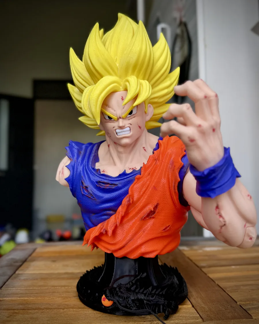 Goku Bust 3D printed collectible