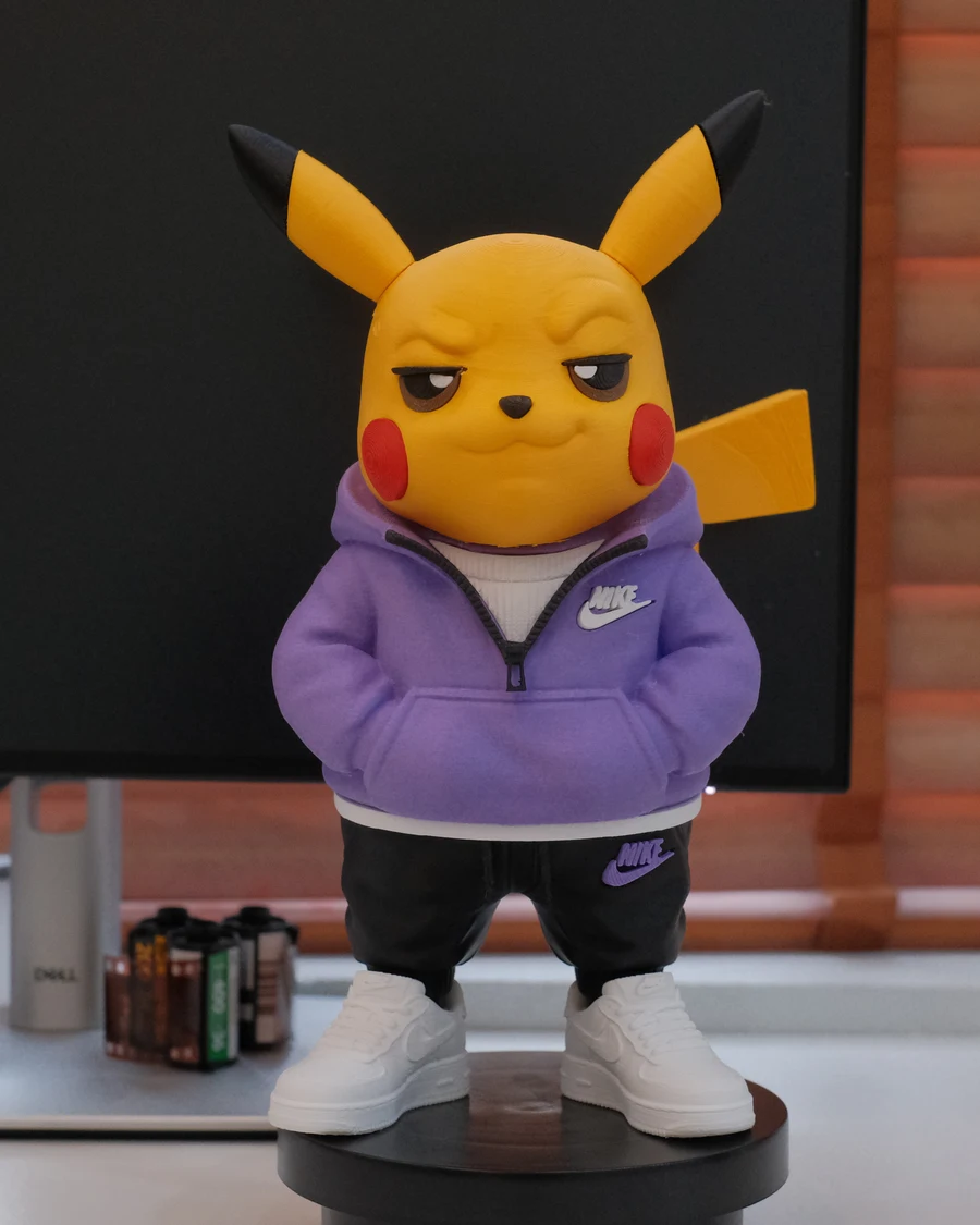 Pika-tude Pokémon Urban Vibes 3D printed collectible