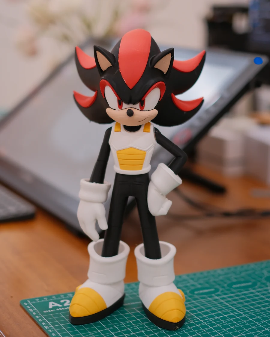 Shadgeta Shadow X Vegeta 3D printed collectible