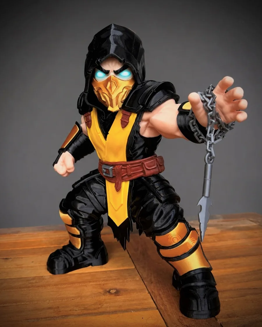 Scorpion Mortal Kombat 3D printed collectible