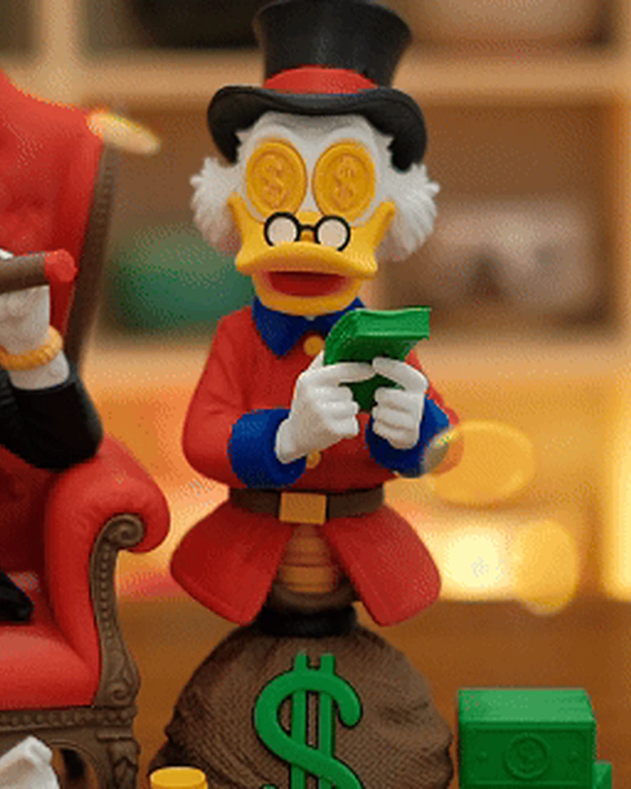 Scrooge McDuck - The Money-Eyes Billionaire Bust 3D printed collectible