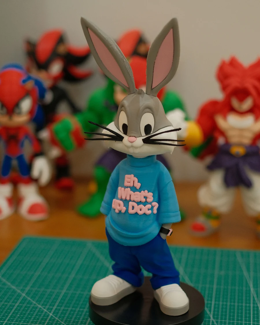 Bugs bunny urban vibes Fan art 3D printed collectible
