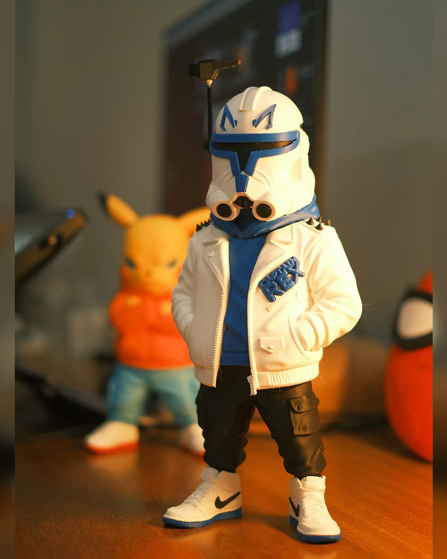 Captain Rex Urban Vibes 3D printed collectible
